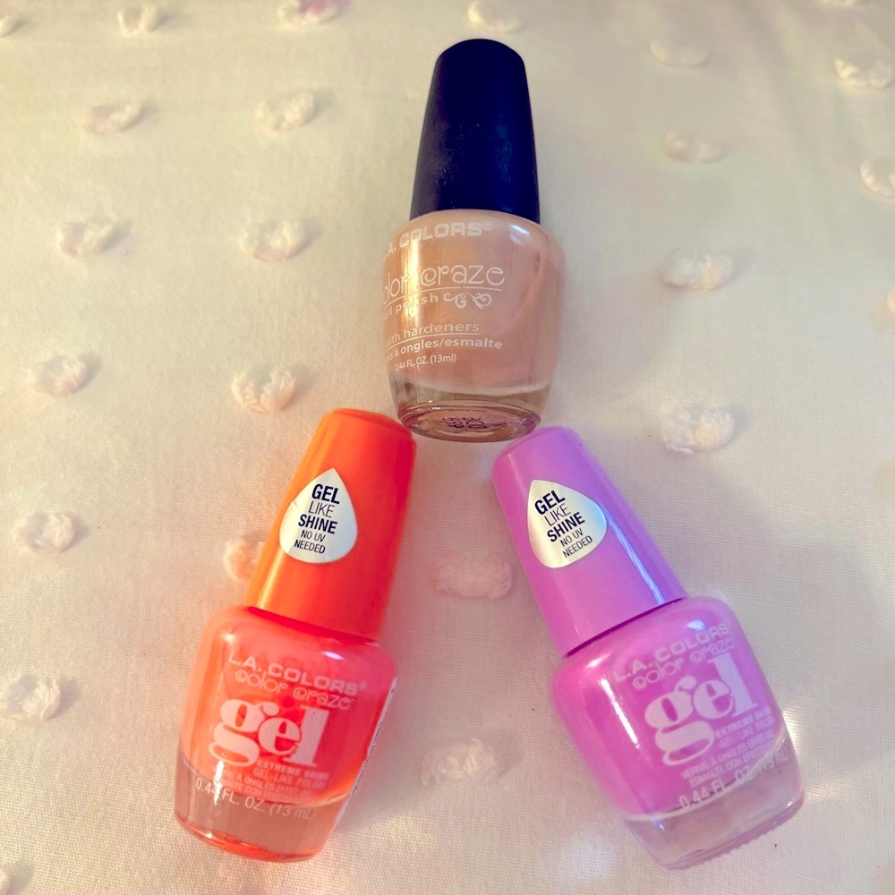 L.A. COLORS GEL NEW SUMMER COLORS BEAUTIFUL nwt